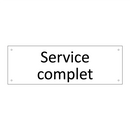 Service complet
