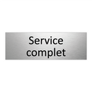 Service complet