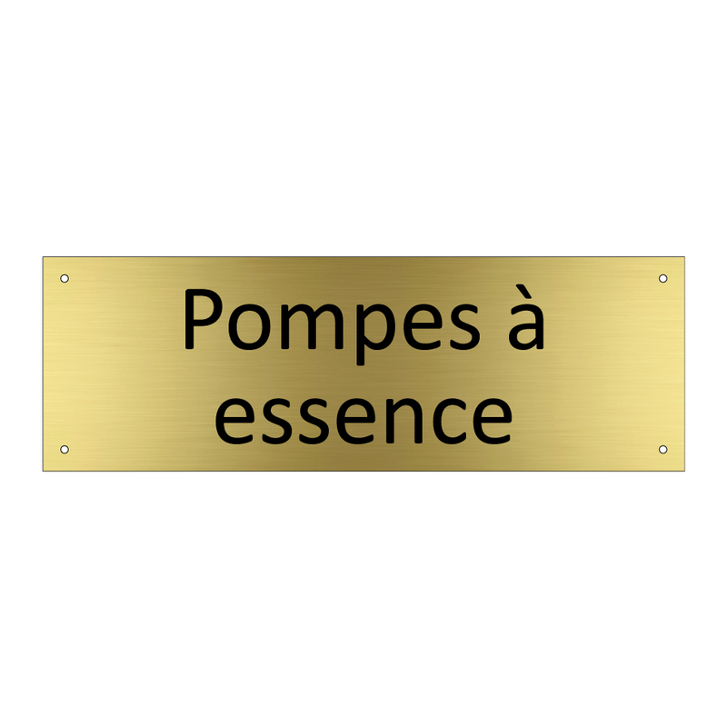 Pompes à essence