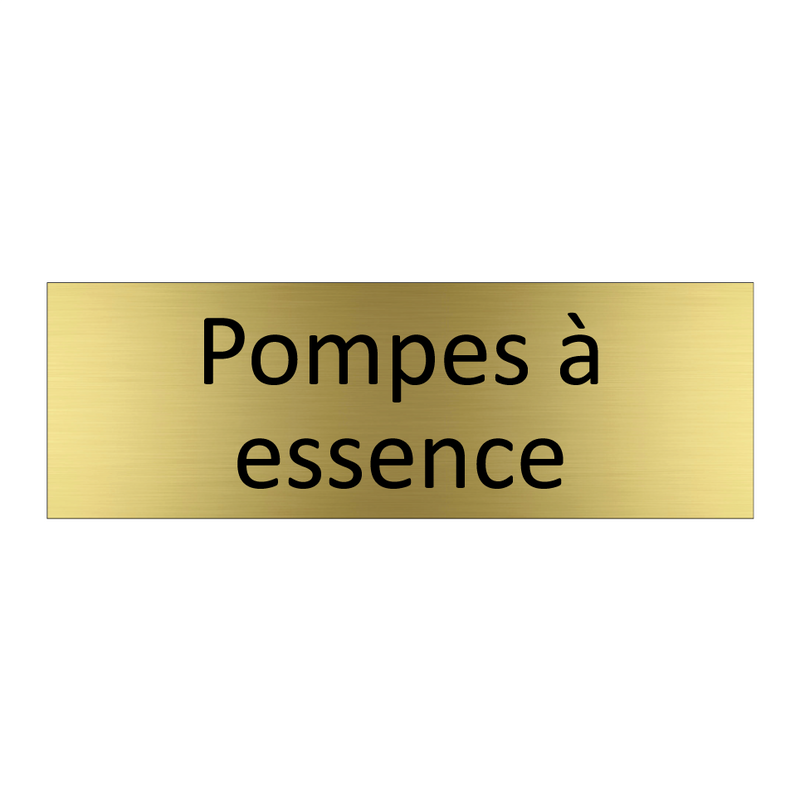 Pompes à essence