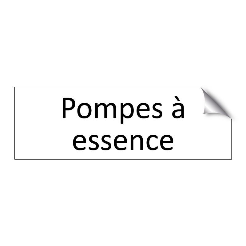 Pompes à essence