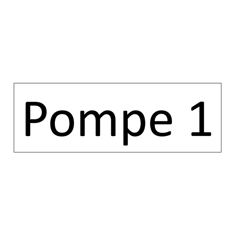 Pompe 1