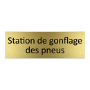 Station de gonflage des pneus