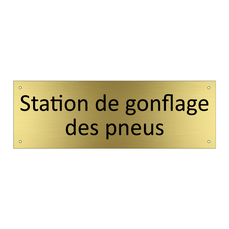 Station de gonflage des pneus