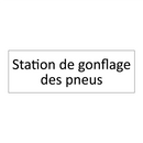 Station de gonflage des pneus