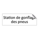 Station de gonflage des pneus