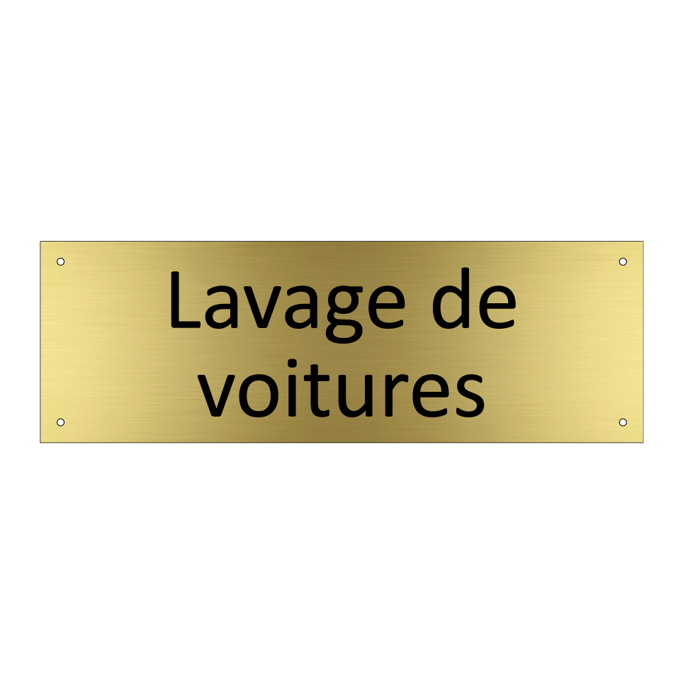 Lavage de voitures