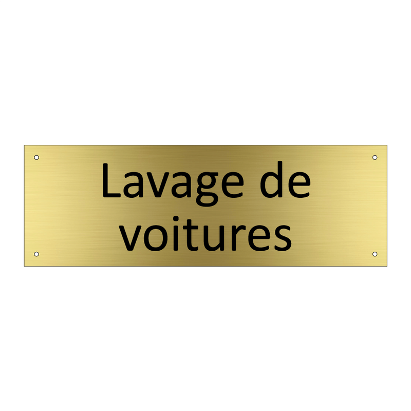 Lavage de voitures