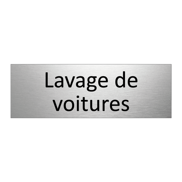 Lavage de voitures