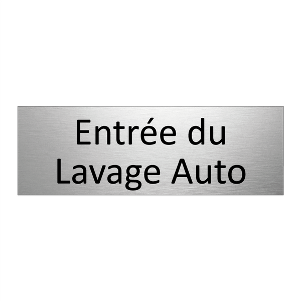Entrée du Lavage Auto
