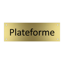 Plateforme & Plateforme & Plateforme