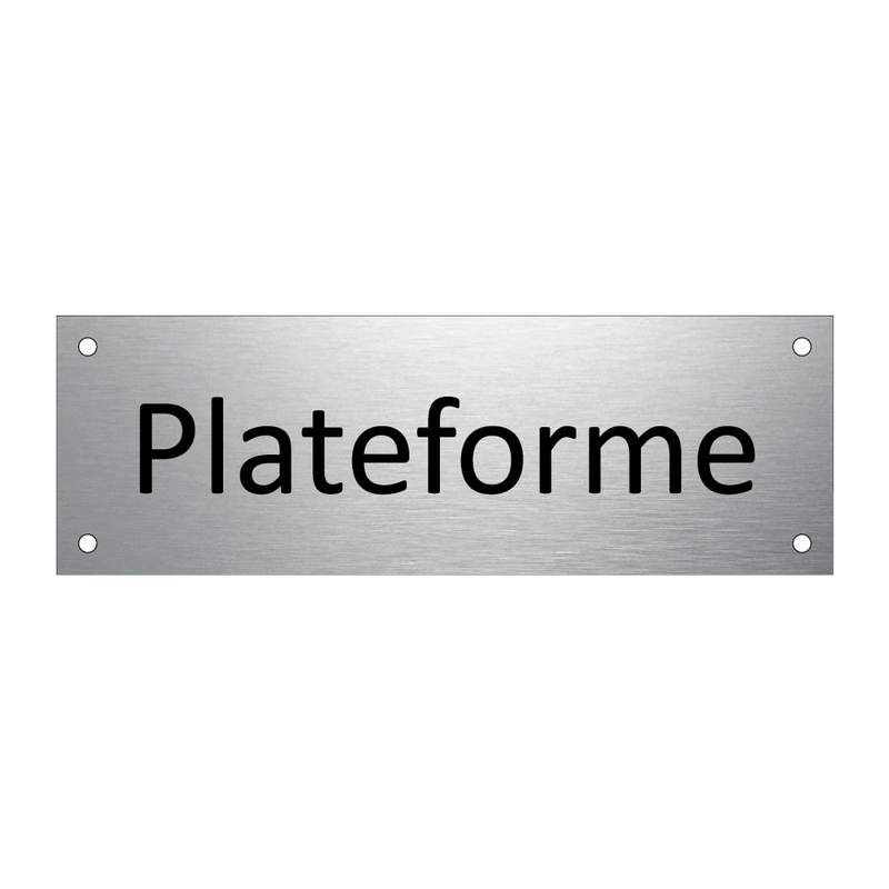 Plateforme & Plateforme & Plateforme