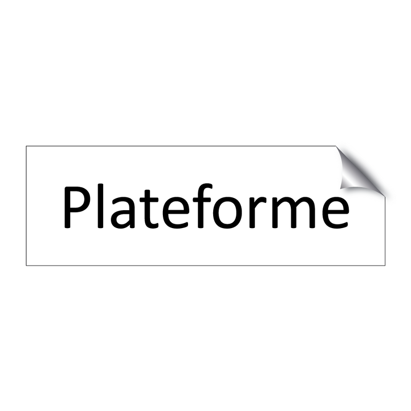 Plateforme & Plateforme & Plateforme