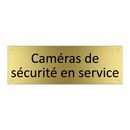 Caméras de sécurité en service