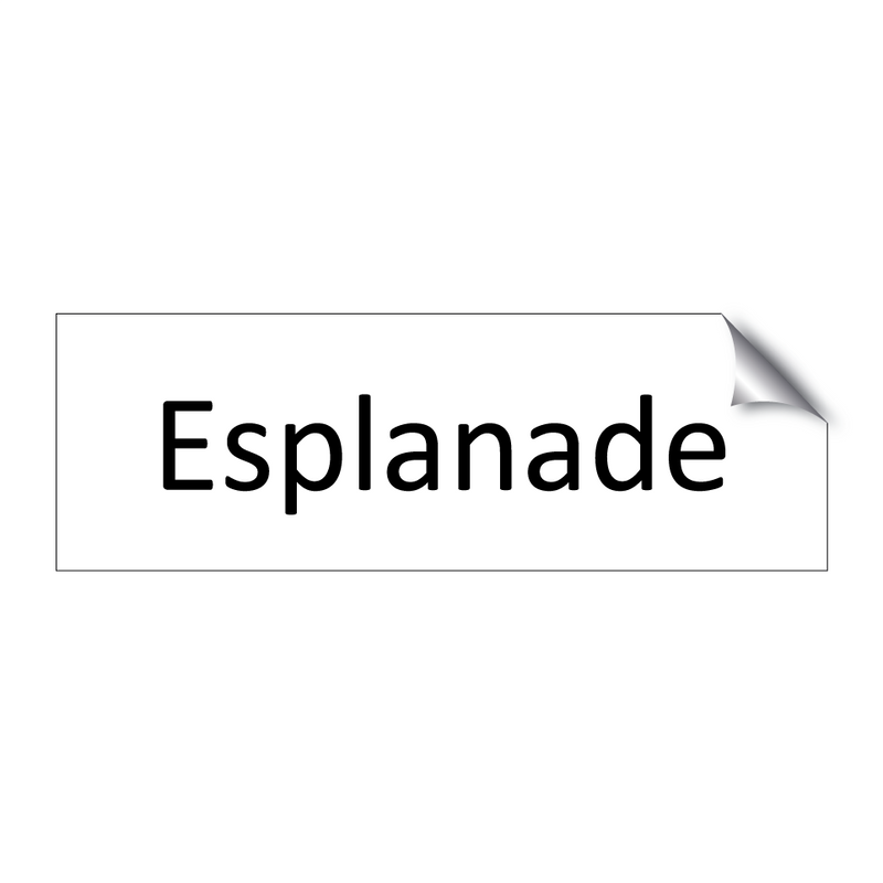 Esplanade & Esplanade & Esplanade
