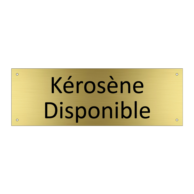 Kérosène Disponible