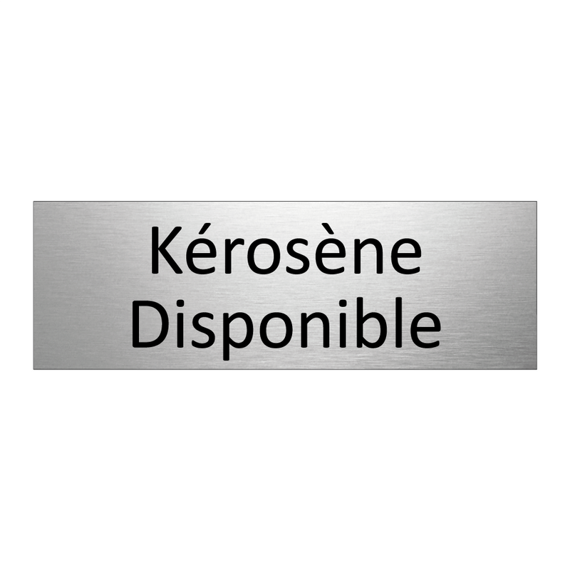 Kérosène Disponible