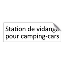 Station de vidange pour camping-cars
