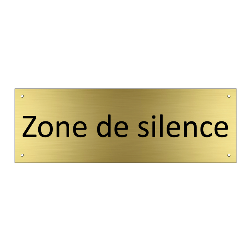 Zone de silence