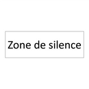 Zone de silence