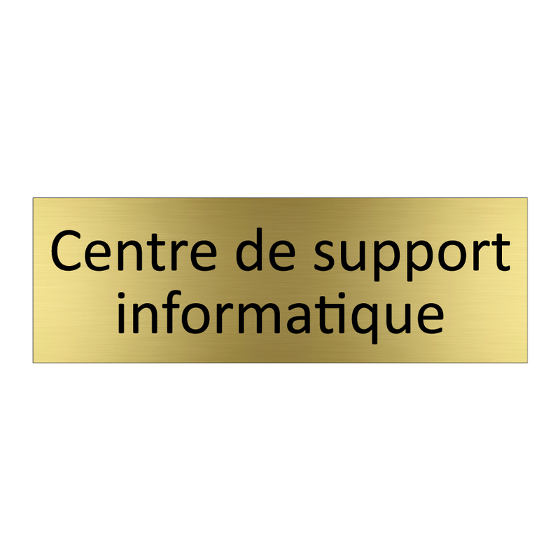 Centre de support informatique