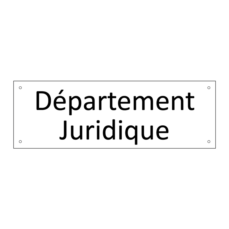 Département Juridique