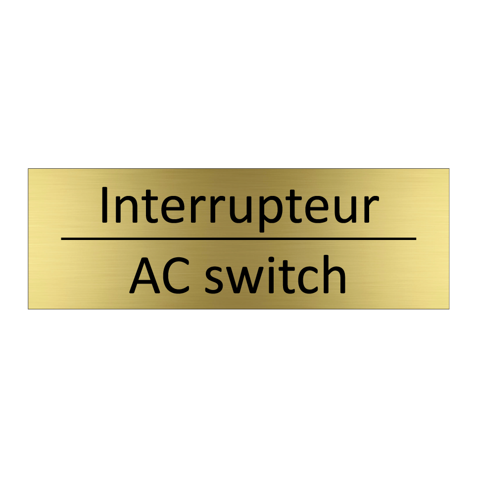 Interrupteur - AC switch