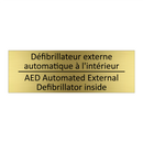 Défibrillateur externe automatique  /.../ - AED Automated External Defibrillator  /.../