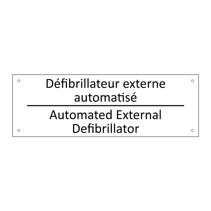 Défibrillateur externe automatisé /.../ - Automated External Defibrillator /.../