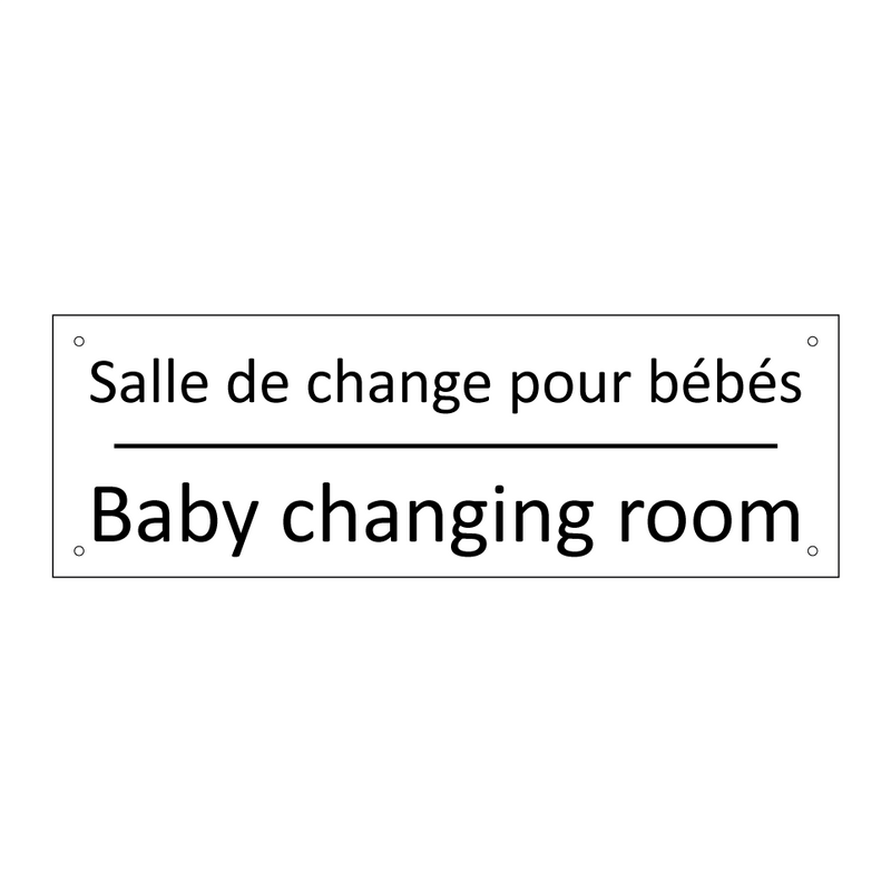 Salle de change pour bébés - Baby changing room