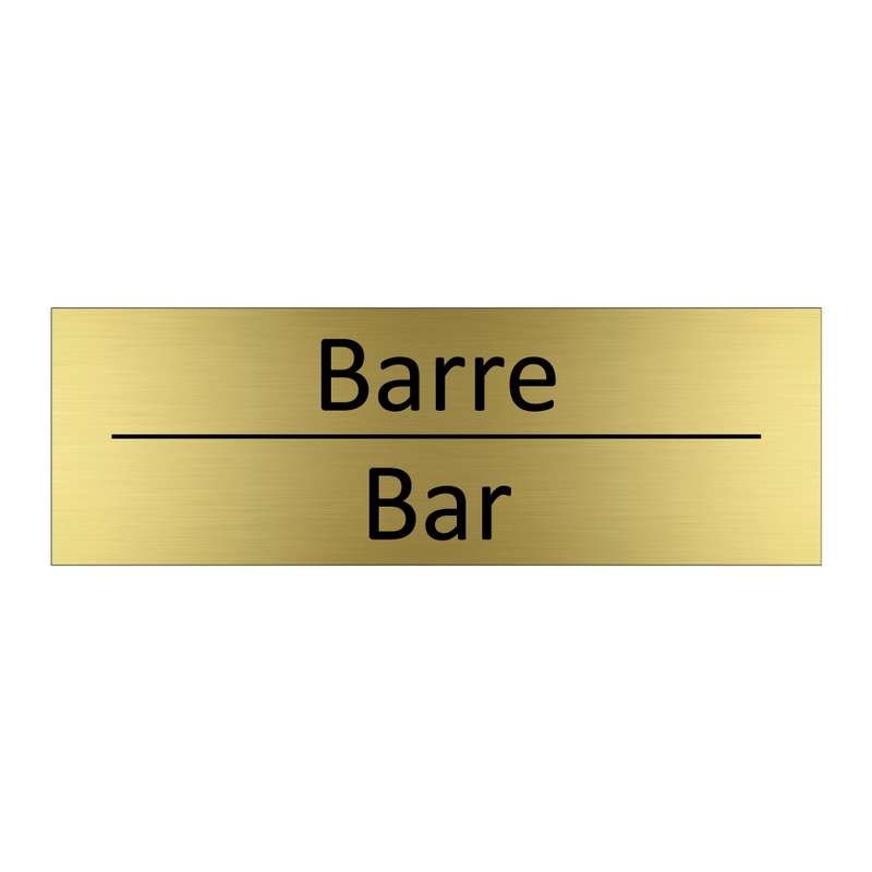 Barre - Bar