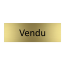 Vendu & Vendu & Vendu & Vendu & Vendu & Vendu