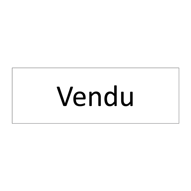 Vendu & Vendu & Vendu & Vendu & Vendu & Vendu