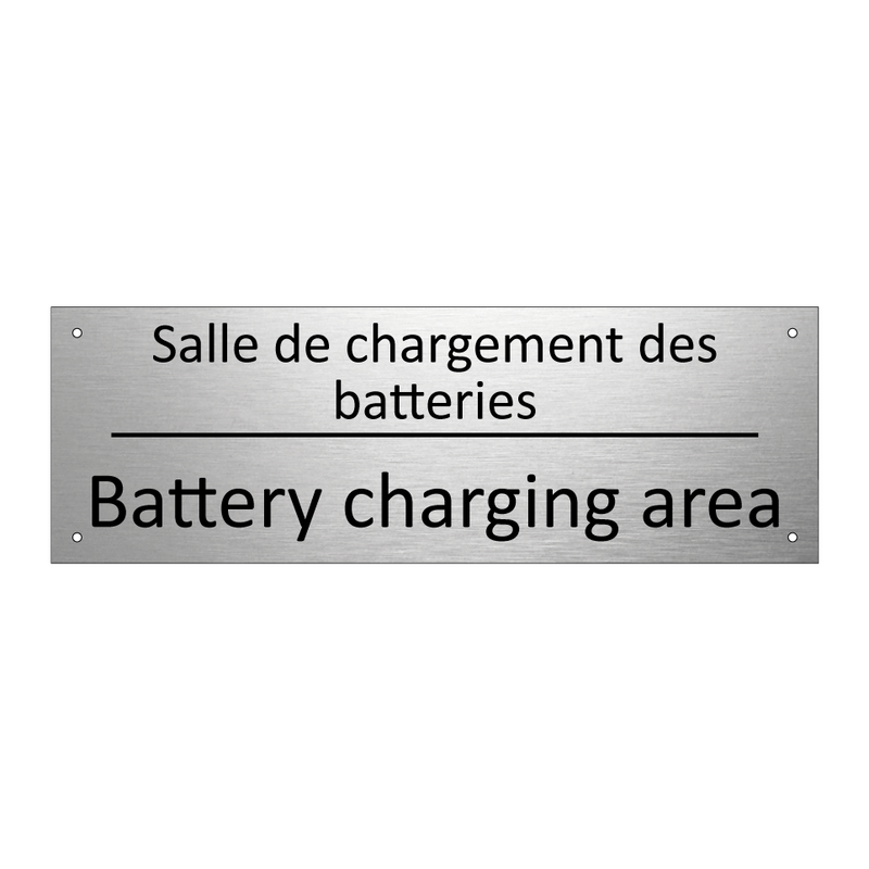 Salle de chargement des batteries /.../ - Battery charging area