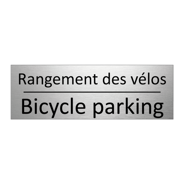 Rangement des vélos - Bicycle parking