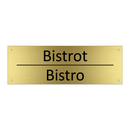 Bistrot - Bistro