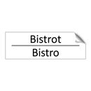 Bistrot - Bistro