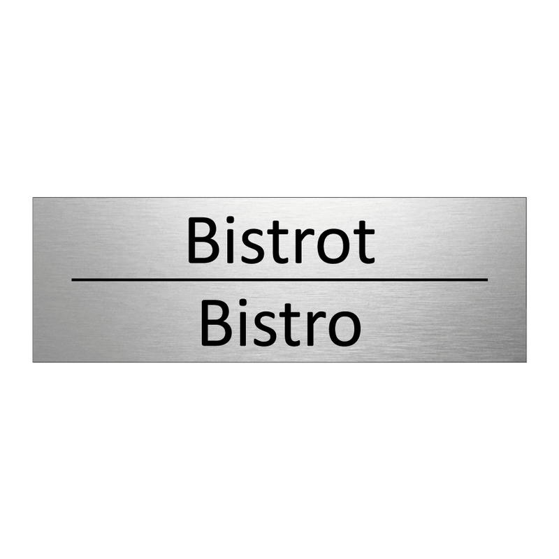 Bistrot - Bistro