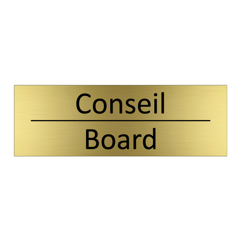 Conseil - Board