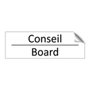 Conseil - Board