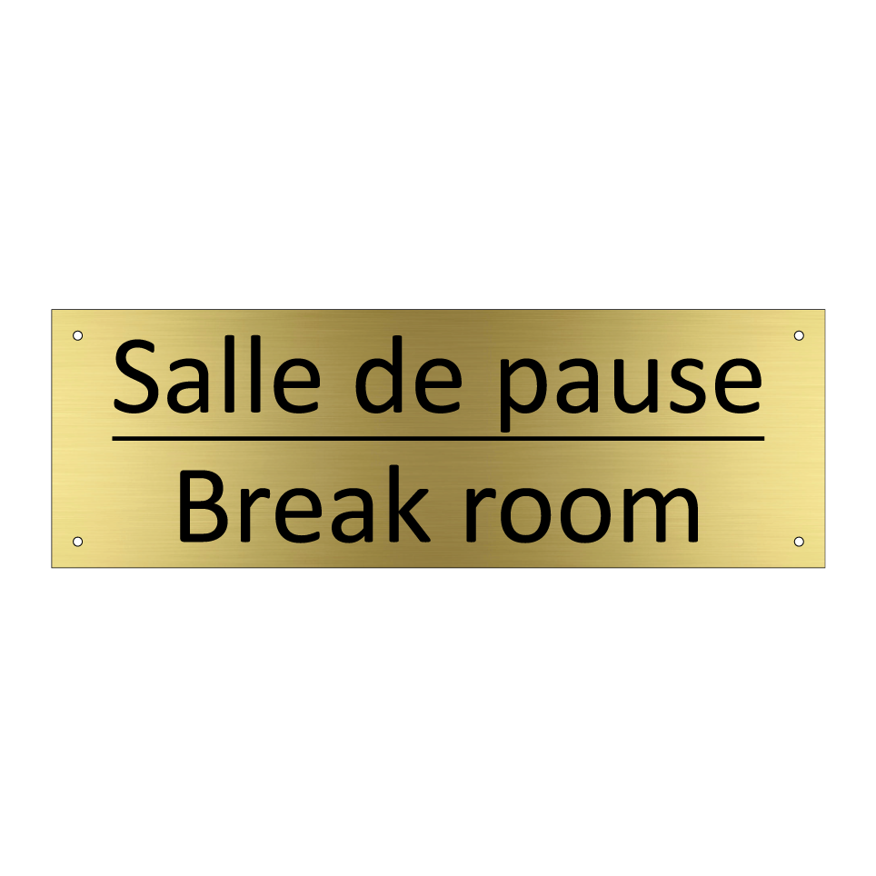 Salle de pause - Break room
