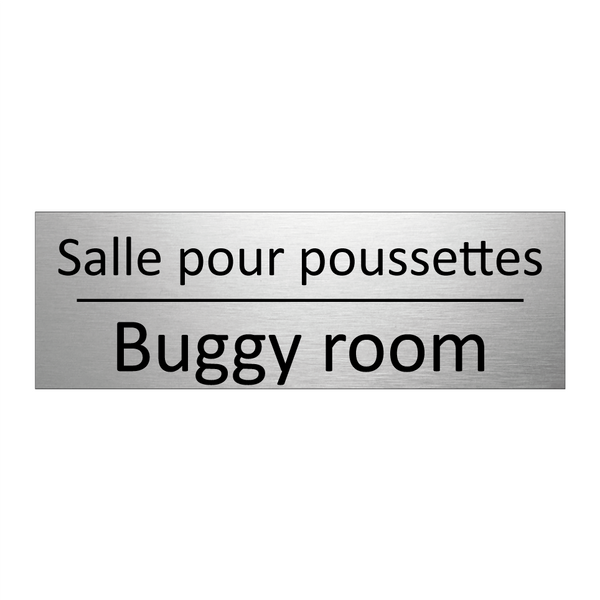 Salle pour poussettes - Buggy room