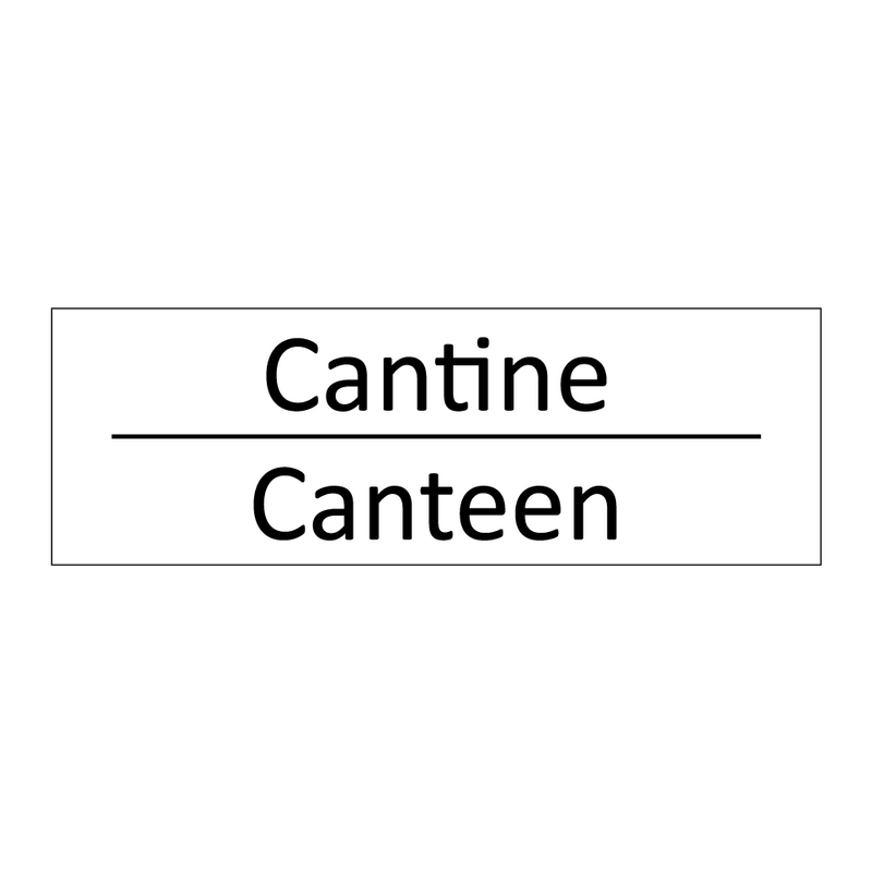 Cantine - Canteen