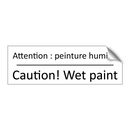 Attention : peinture humide - Caution! Wet paint