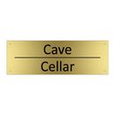 Cave - Cellar