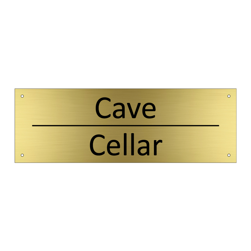 Cave - Cellar