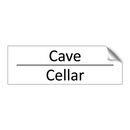 Cave - Cellar