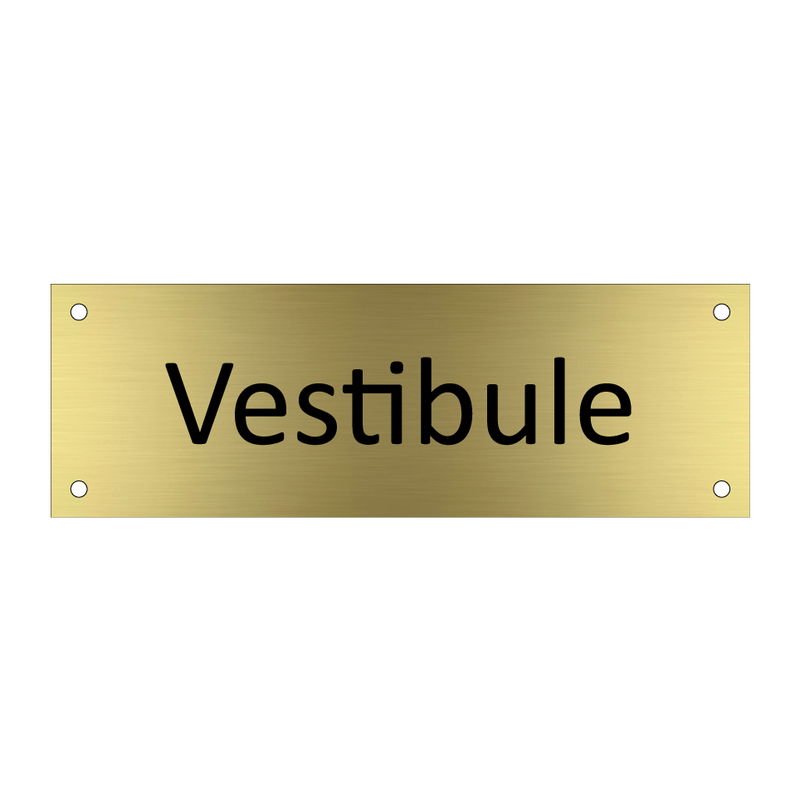 Vestibule & Vestibule & Vestibule