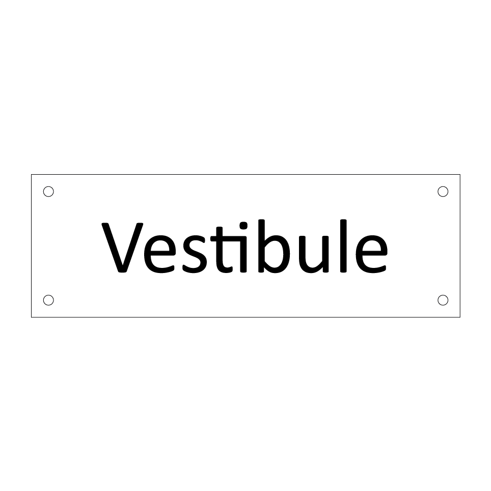 Vestibule & Vestibule & Vestibule
