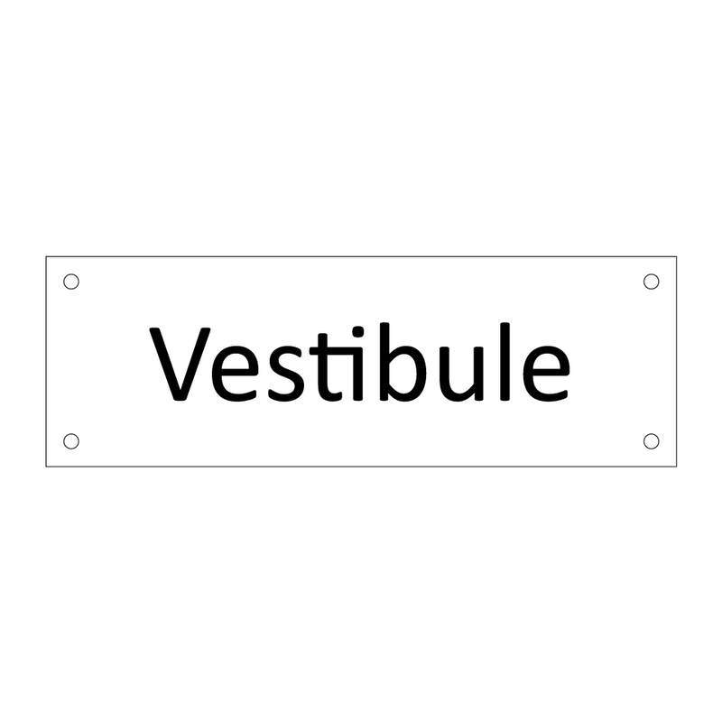 Vestibule & Vestibule & Vestibule